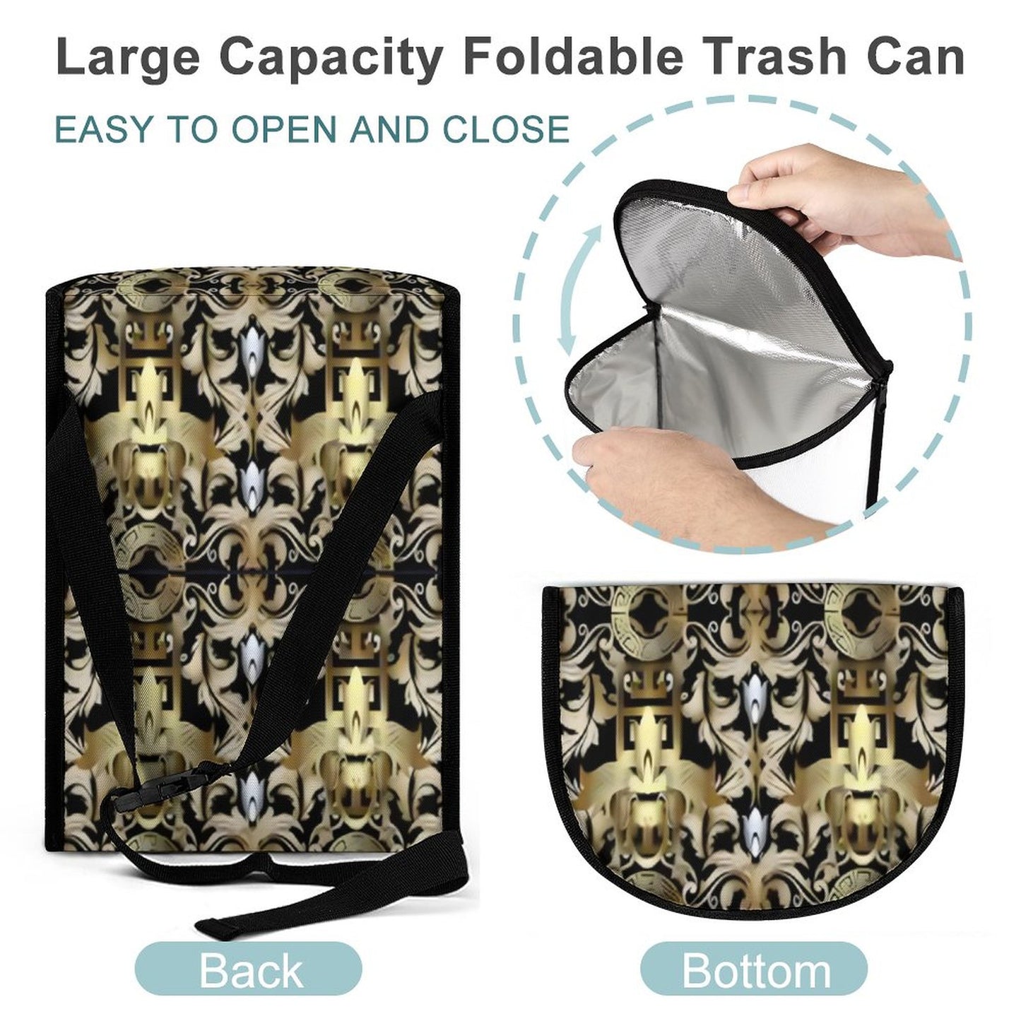Collapsible Car Trash Bin