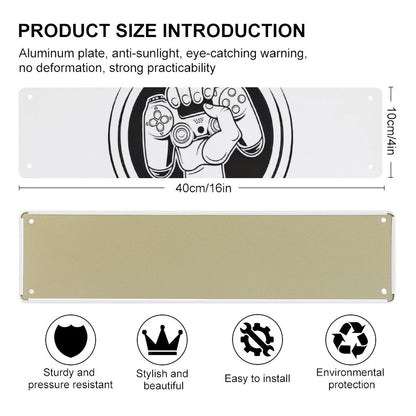 Slim Metal Tin Sign