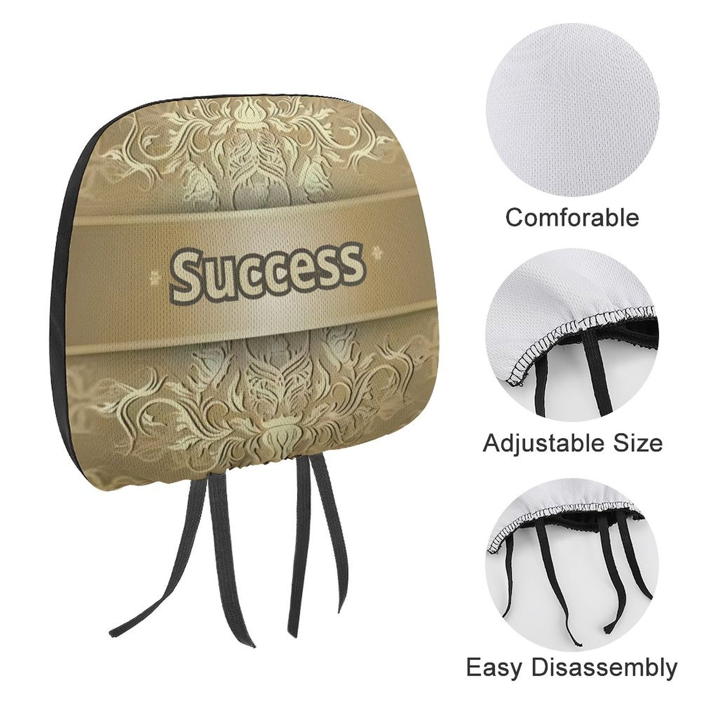 Custom Car Headrest Covers