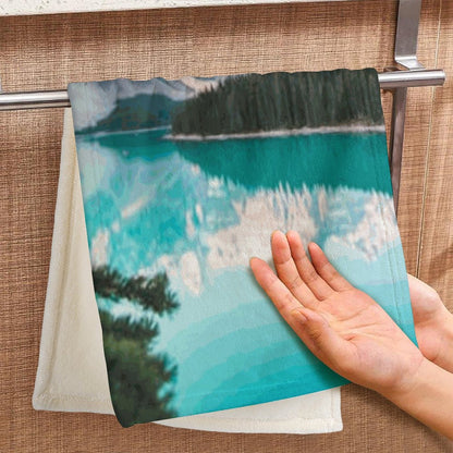 Coral Velvet Towel