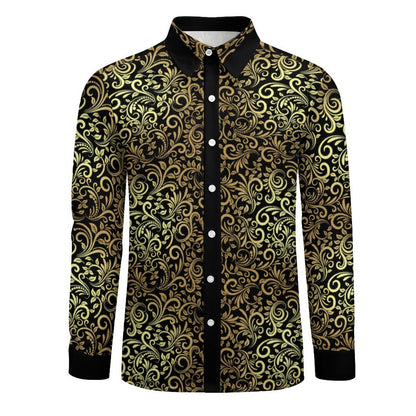 Men's Long Sleeve Shirt with Pocket LS (All-Over Printing)