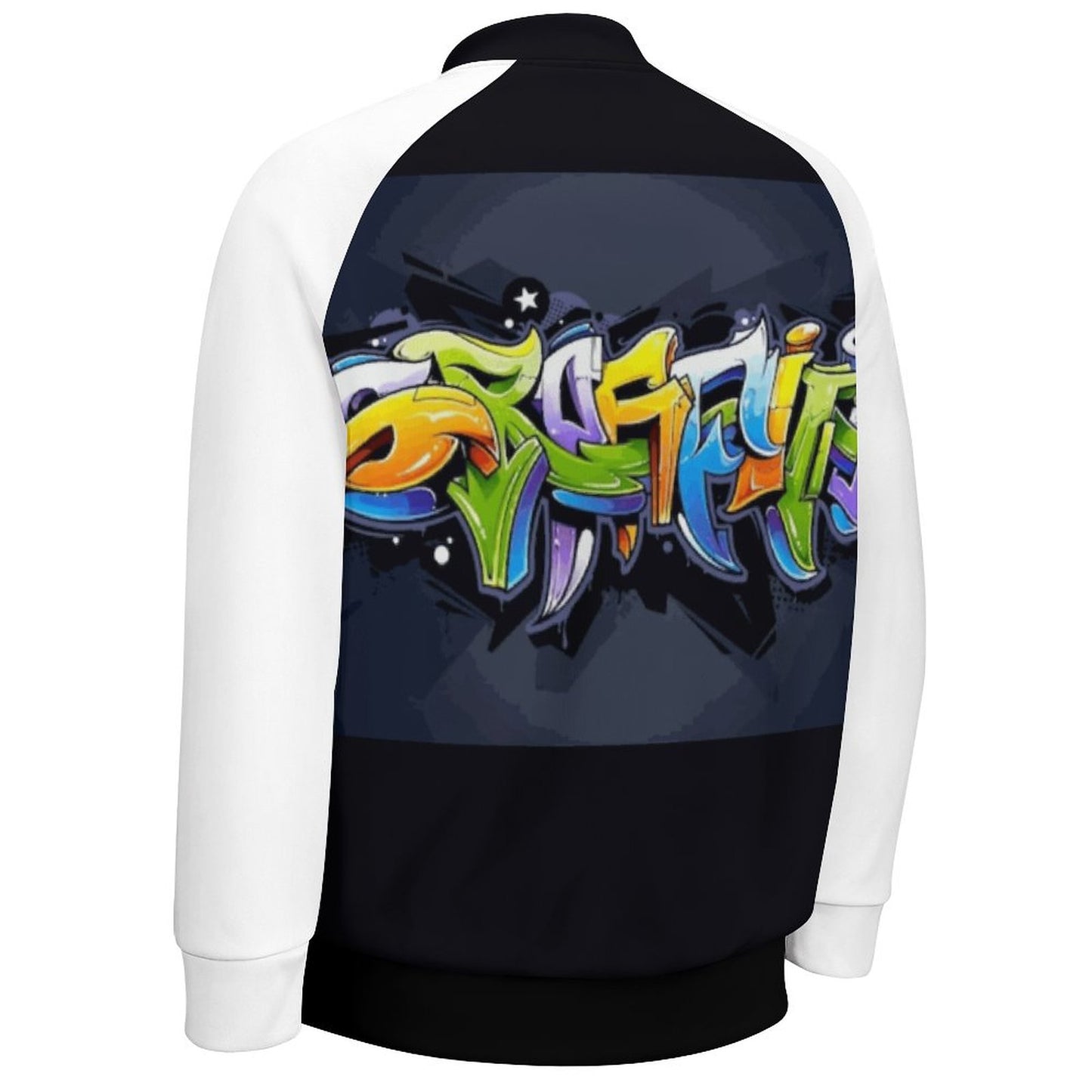 COLORFUL GRAFFITI Men's Baseball Jacket-*2XS-6XL