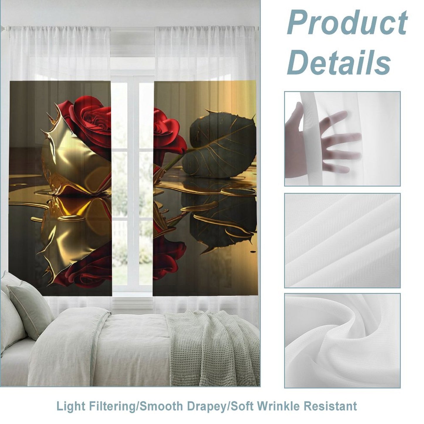 Sheer Curtain(All-Over Printing)