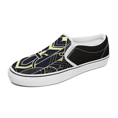 Printed Slip-on Canvas Shoes  for Teenagers and Adults