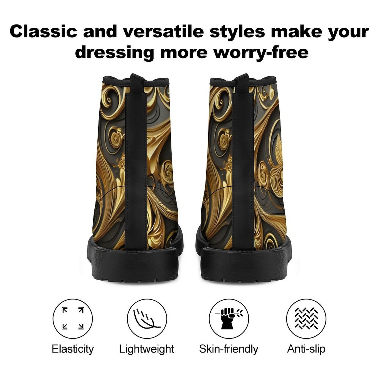 Unisex Martin Boots(All-Over Printing)