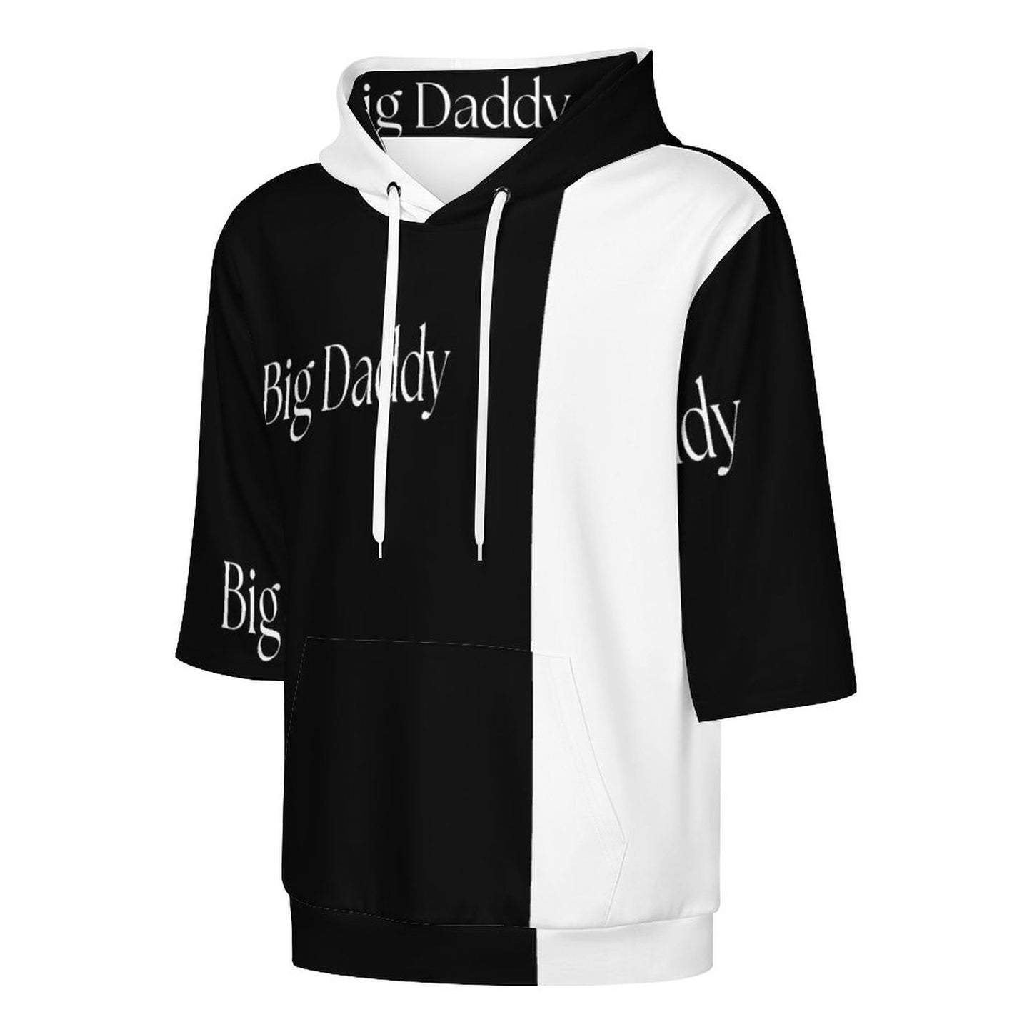Half Sleeve Hoodie-***S-6XL-BIG DADDY