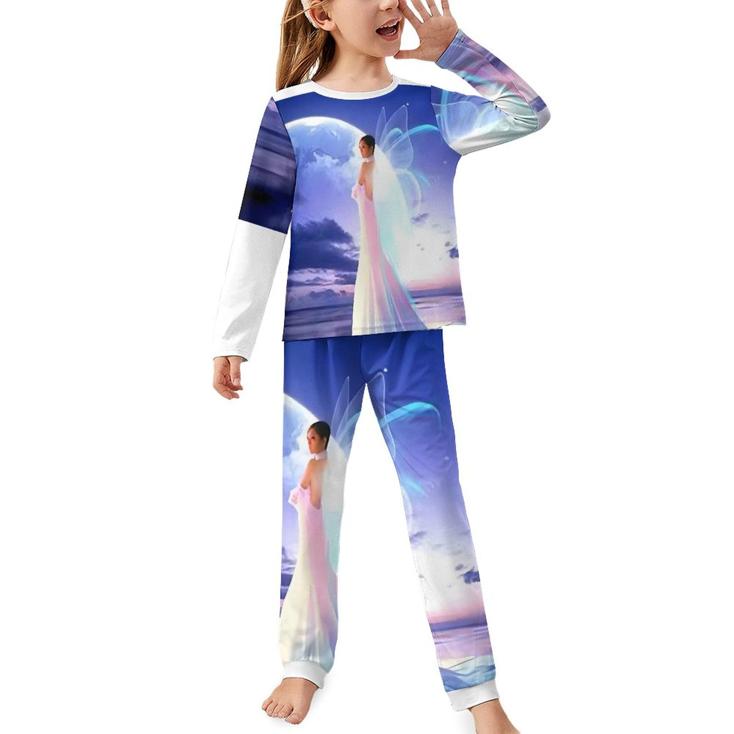 Long Sleeve Girls Nightwear JTZ (All-Over Printing)