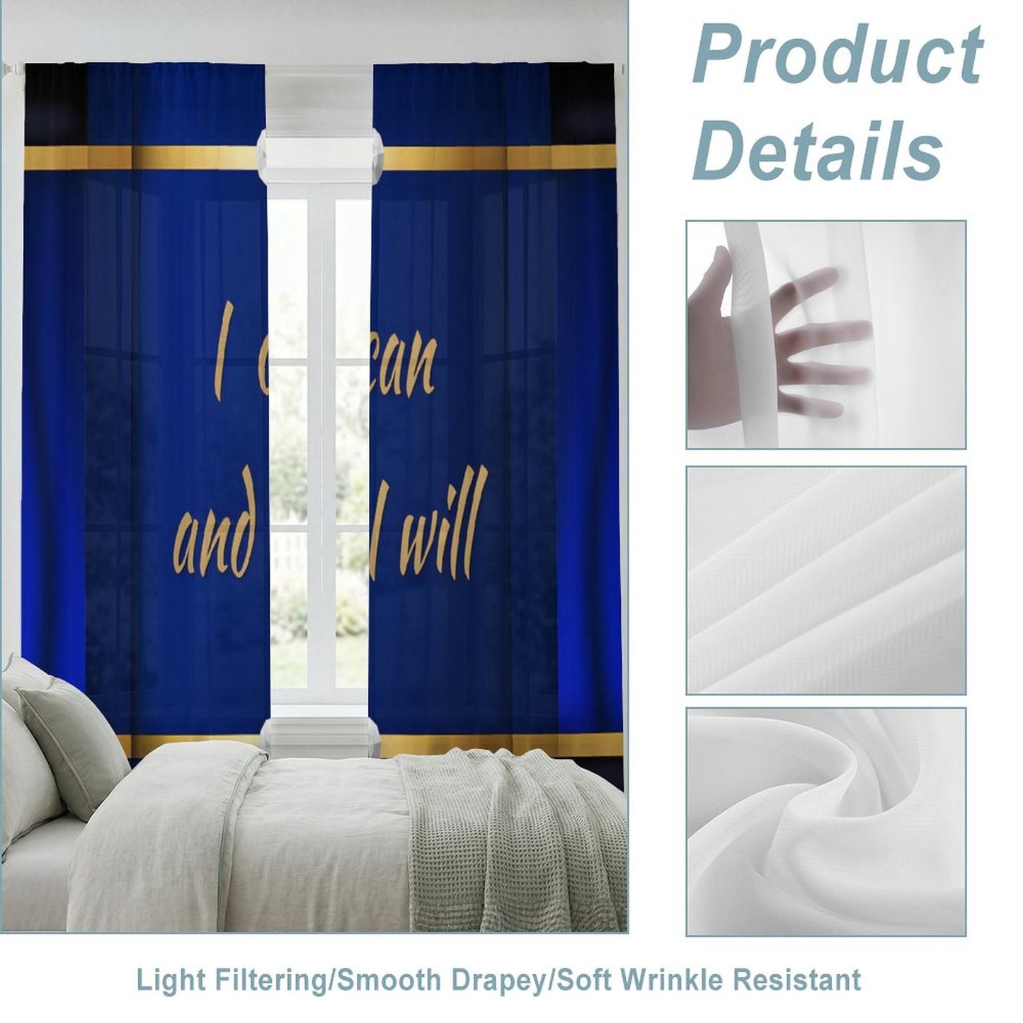 Sheer Curtain(All-Over Printing)