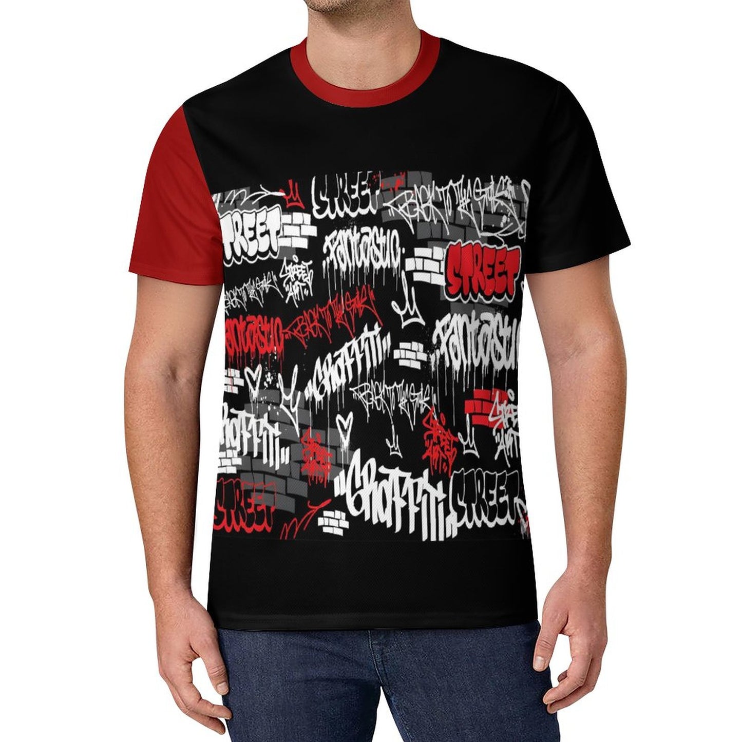 120gsm Short Sleeve All Over Print T-Shirt OMDT01 (All-Over Printing)
