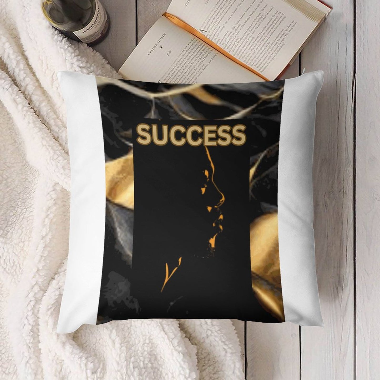 Picture on Plush Pillow Case  (Pillow Excluded, Set of 2, Different Pics on 2 Sides)