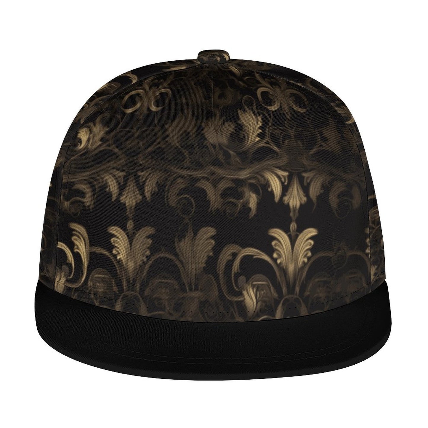 BLACK & GOLD ACCENT Unisex Snapback Cap