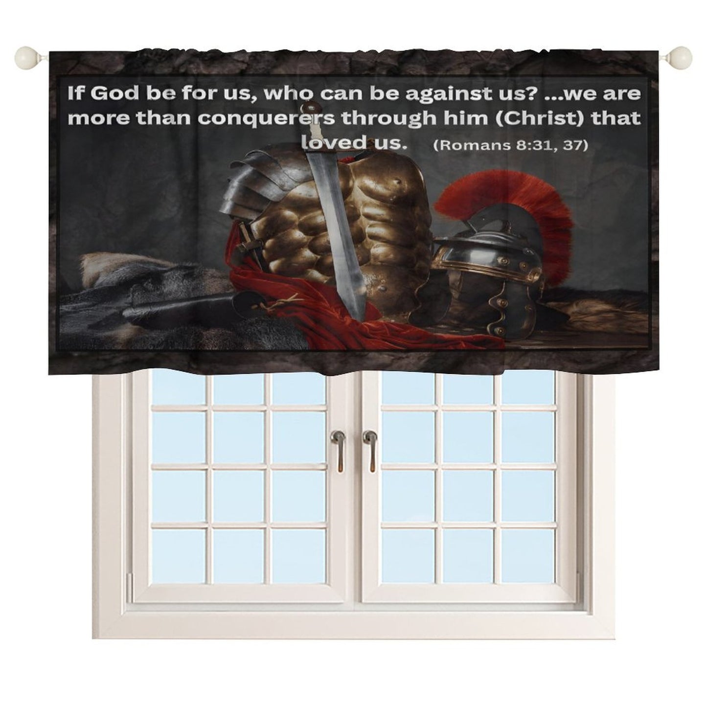 Short Window Curtains(All-Over Printing)
