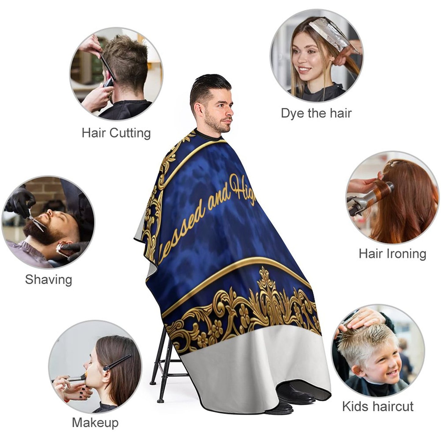 Adult Custom Barber Cape