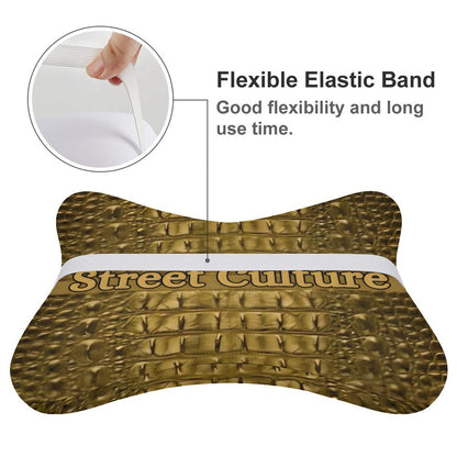 STREET CULTURE Alligator MEMORY FOAM Car Pillow (high-quality softness)