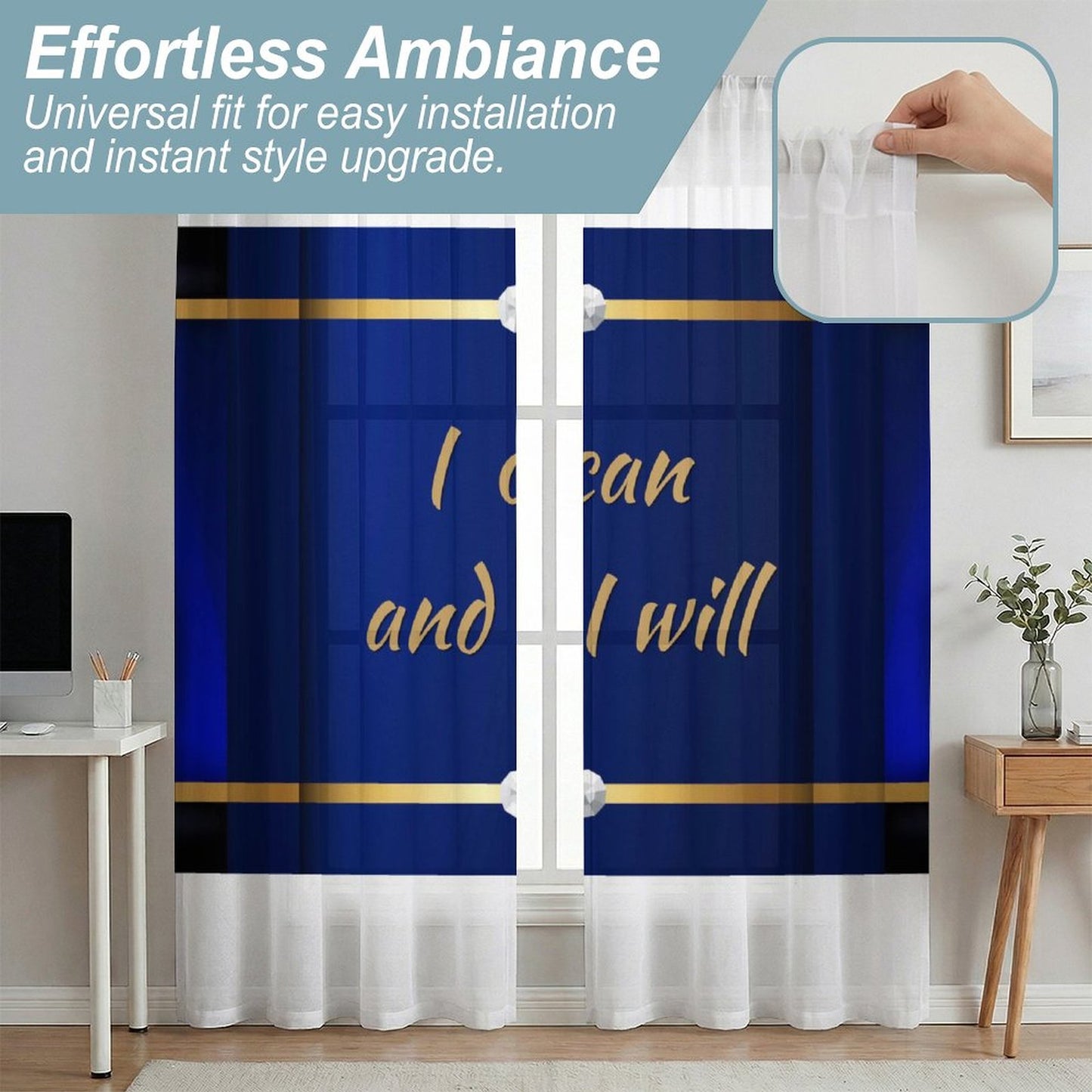 Sheer Curtain(All-Over Printing)