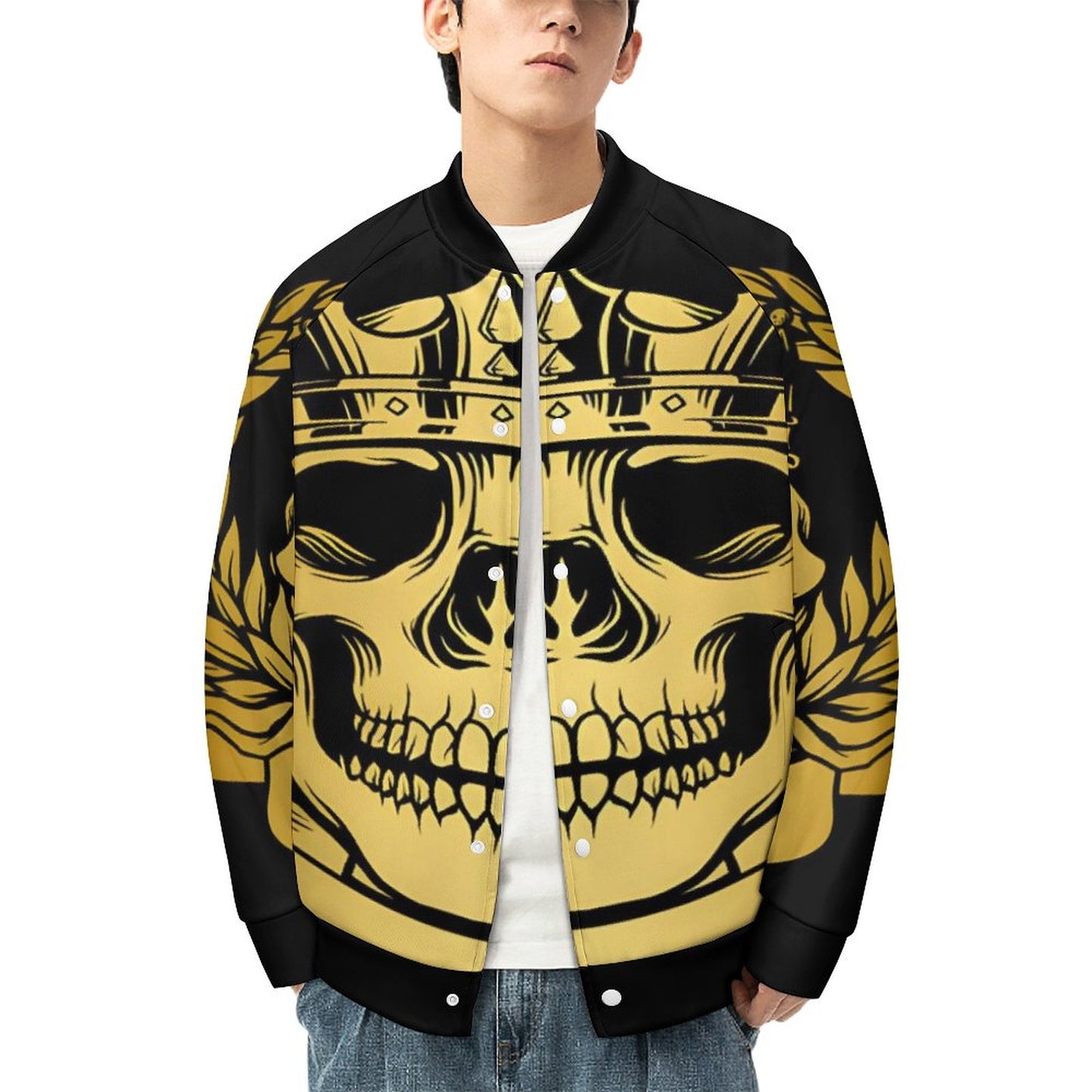Men's Baseball Jacket (All-Over Printing)