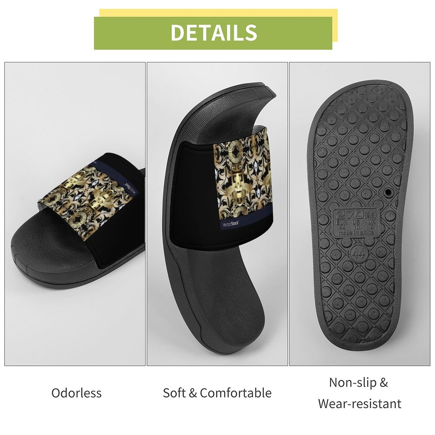 Personalized Casual Unisex PVC Slippers