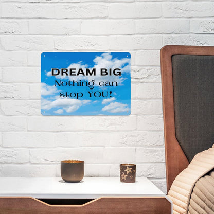Horizontal Personalized Metal Wall Art Tin Sign-5.5"x7.9"/14x20cm