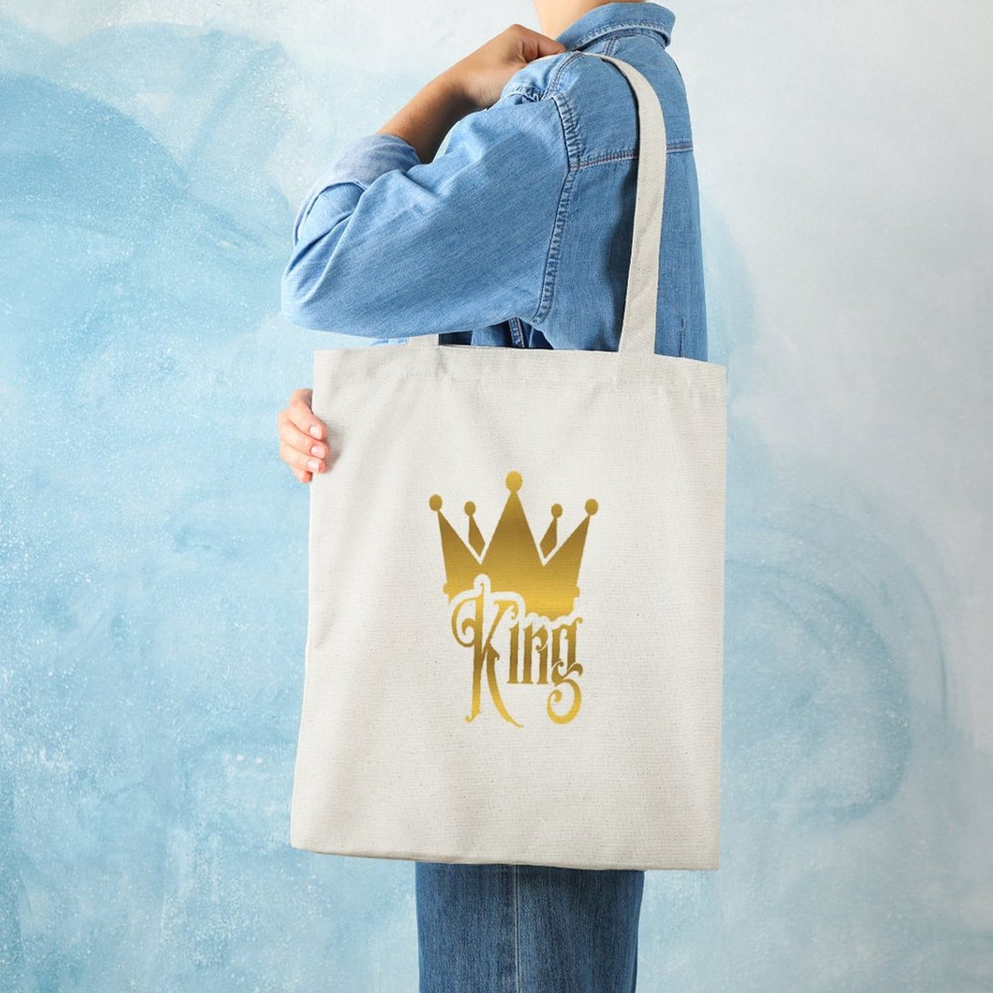 Martin Canvas Tote Handbag-15"x18"/38x46cm (Dual-sided Printing)