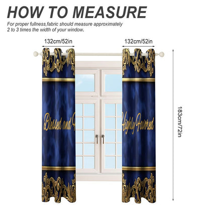 Grommet Curtain-52"x72"/ 132x183cm