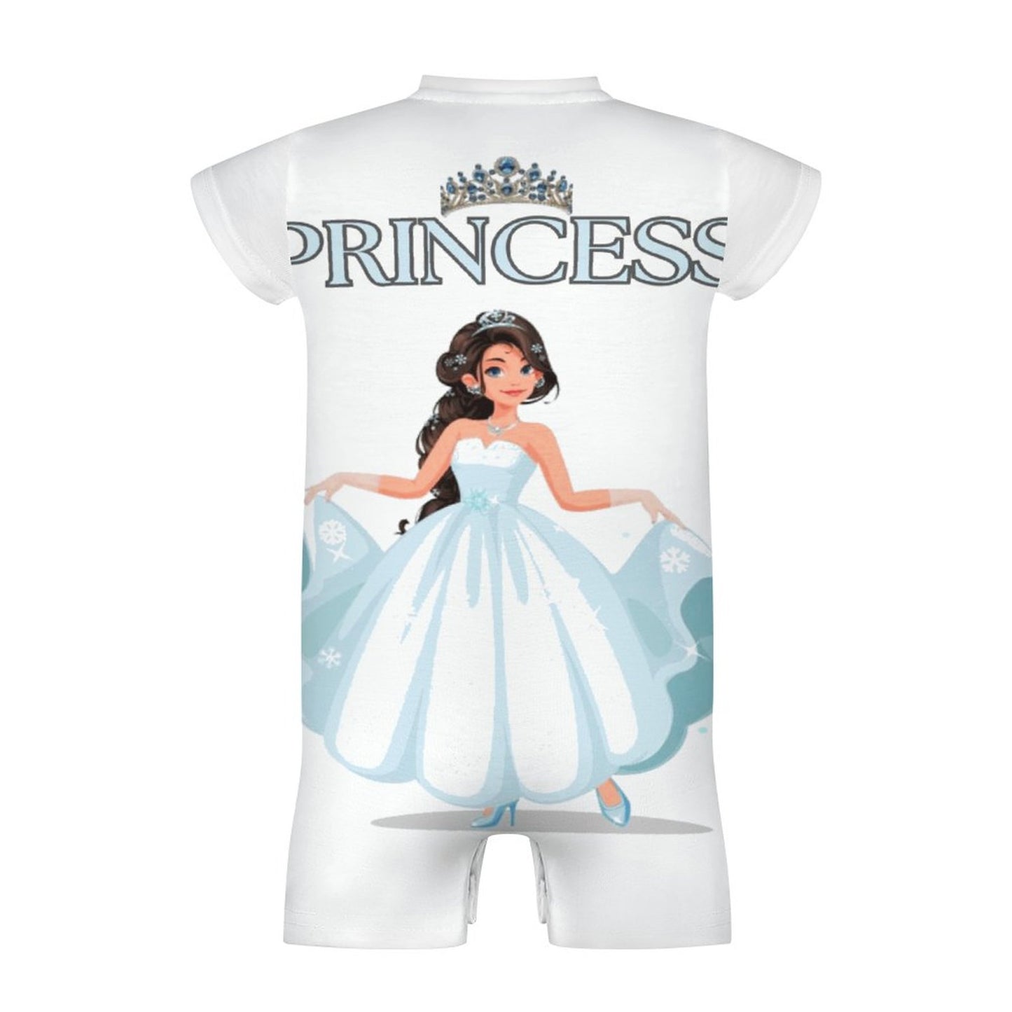 Short Sleeve Baby Bodysuit Romper PLR (All-Over Printing)