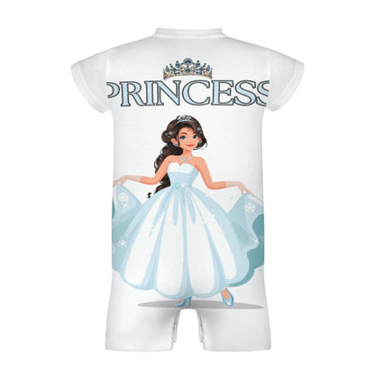 Short Sleeve Baby Bodysuit Romper PLR (All-Over Printing)