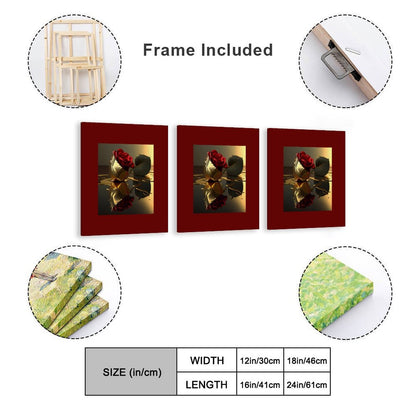 Vertical Colorful Framed Wall Art-3:4 Aspect Ratio(One-sided Printing)
