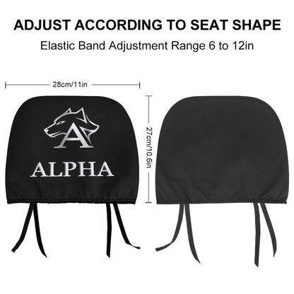 Custom Car Headrest Covers