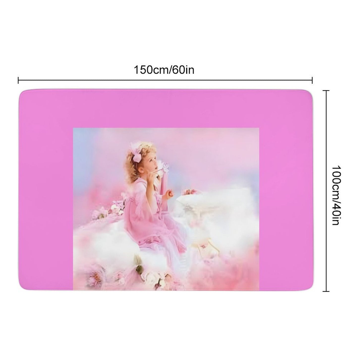 Coral Velvet Floor Mat for Home-60"x40"