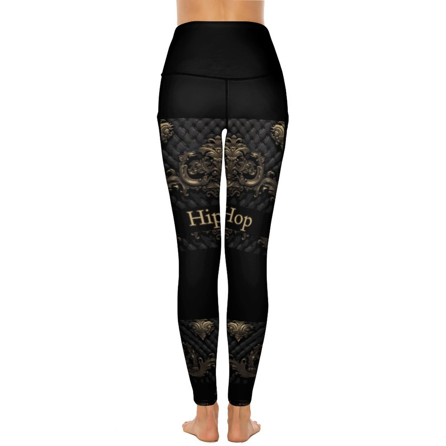 Custom Printed Yoga Pants with 2 Pockets CE003 (All-Over Printing)