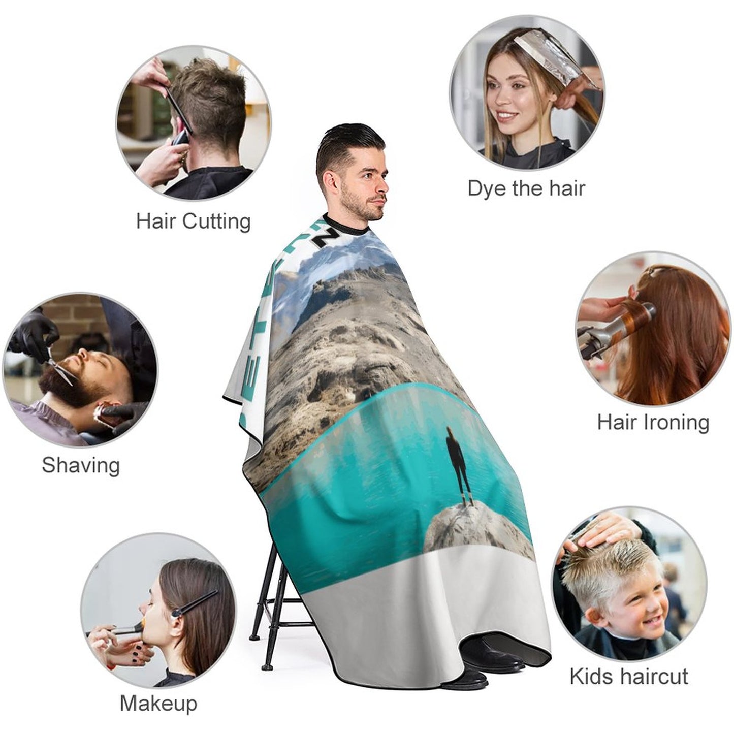 Adult Custom Barber Cape