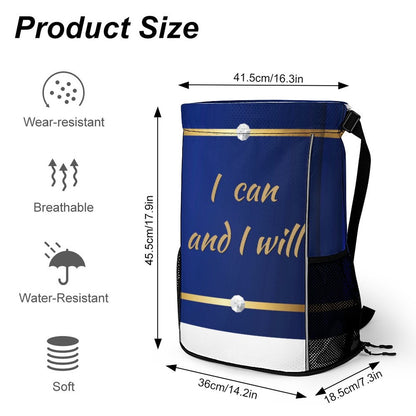 Waffle Cloth Sprots Drawstring Bag (Multi-Sites)