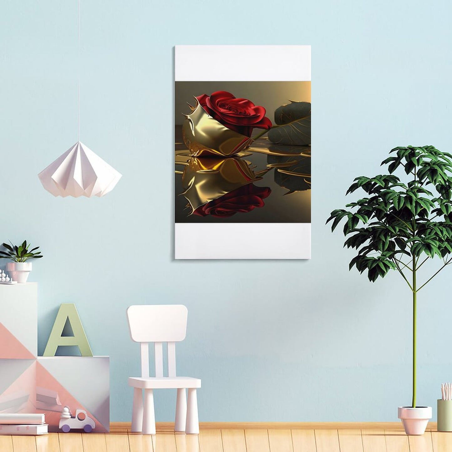 Framed Wooden Poster Hanging (Vertical 2:3)-8x12 inch