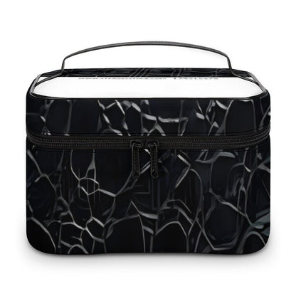 Make-up bag with Lychee pattern PU material