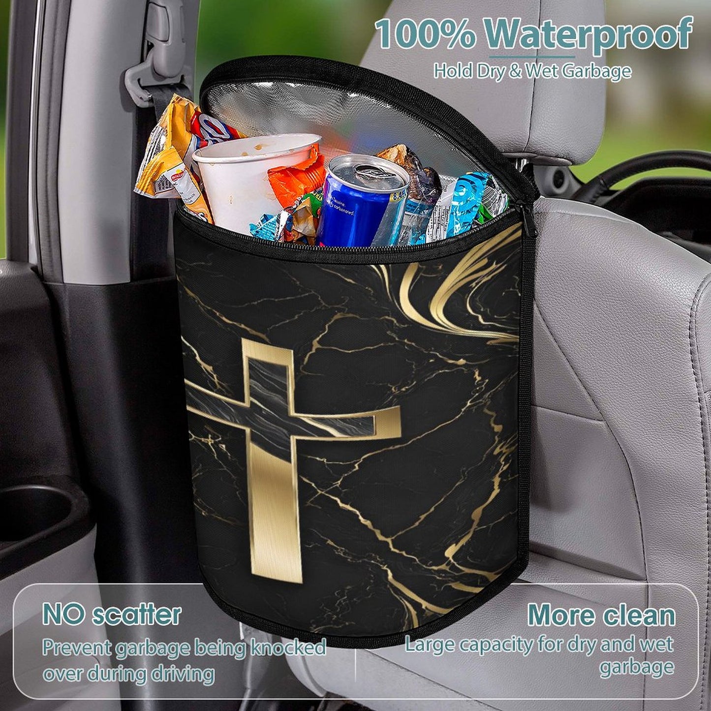 Collapsible Car Trash Bin