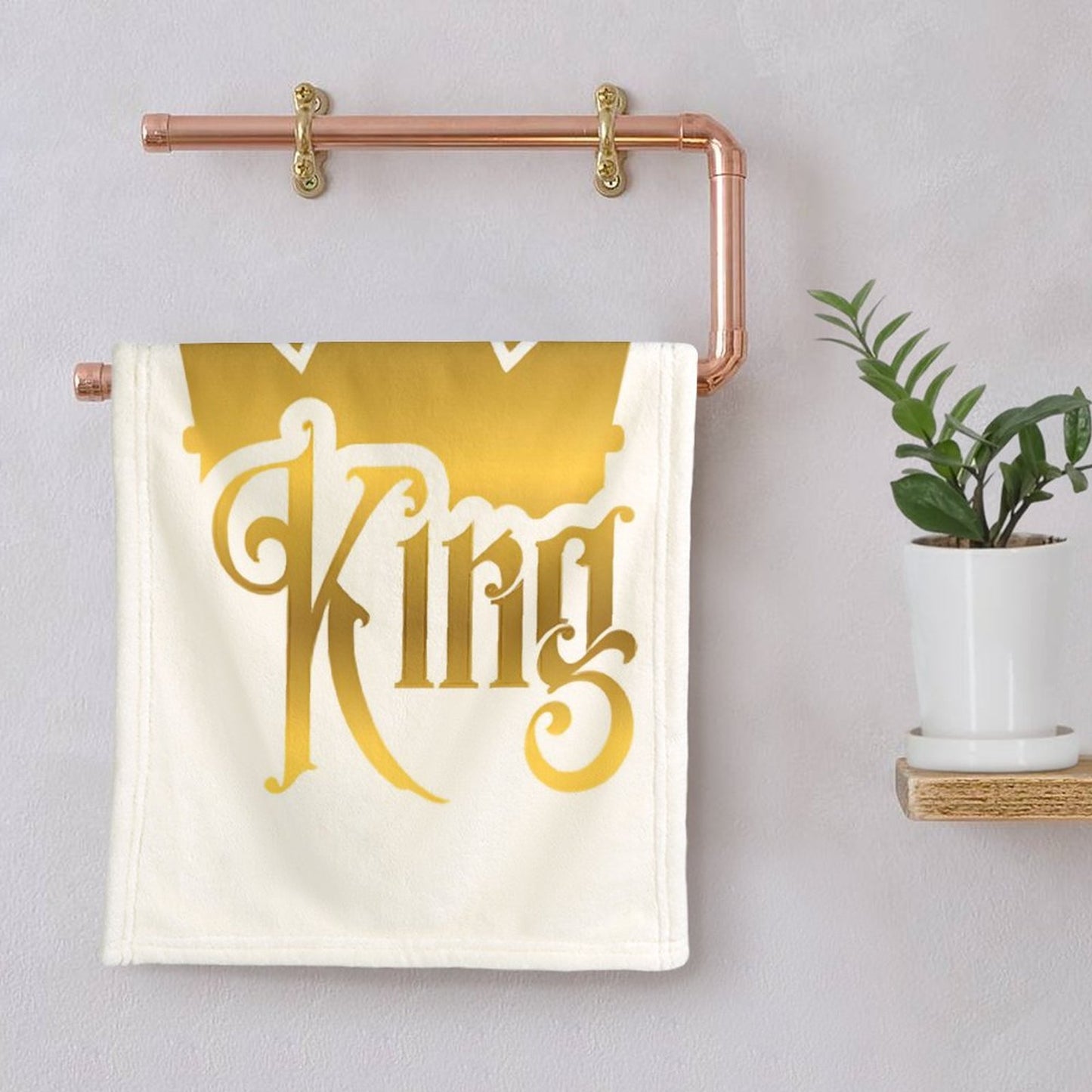 Coral Velvet Towel