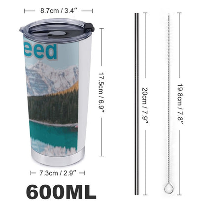 Car Travel Mug Set with Cleaning Kit (590ml/20oz)