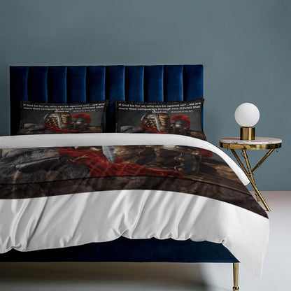 3-Piece Bedding Set-90"x90"/ 229x229cm (Dual-sided Printing)