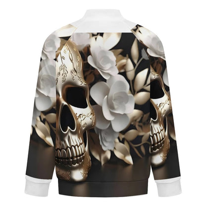 180gsm Women's Baseball Jacket(All-Over Printing)
