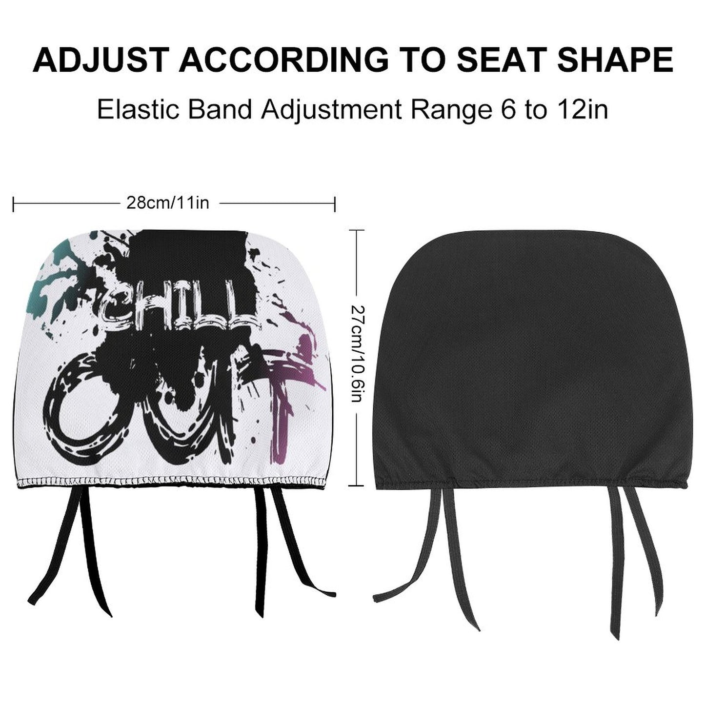 Custom Car Headrest Covers