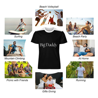 120gsm Short Sleeve All Over Print T-Shirt OMDT01 (All-Over Printing)