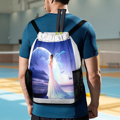 Waffle Cloth Drawstring Bag