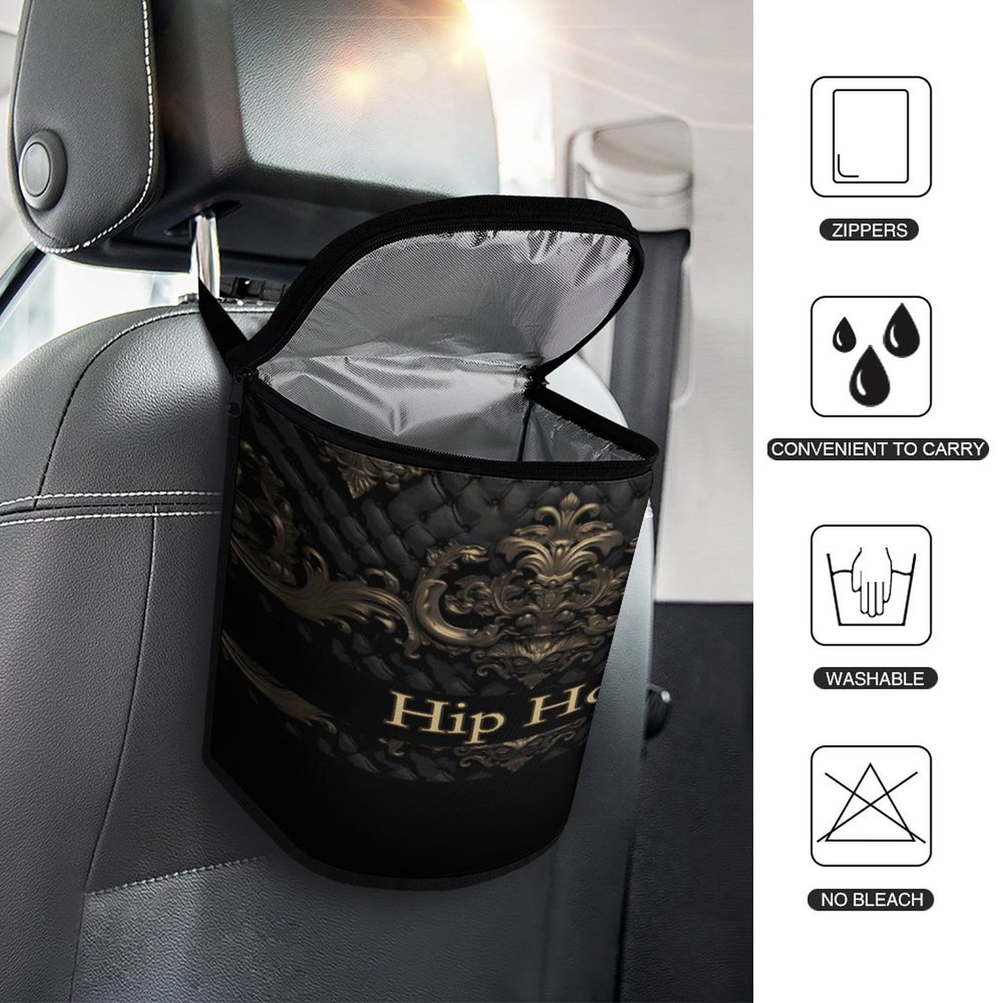 Collapsible Car Trash Bin