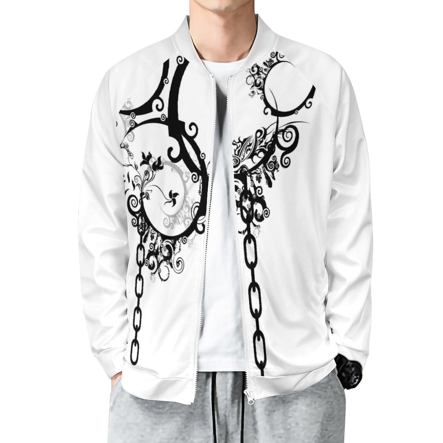 Raglan Zip-up Shirt WY10 (All-Over Printing)