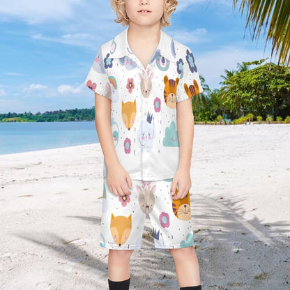Children's Casual Beach Outfit A27TZ (All-Over Printing)