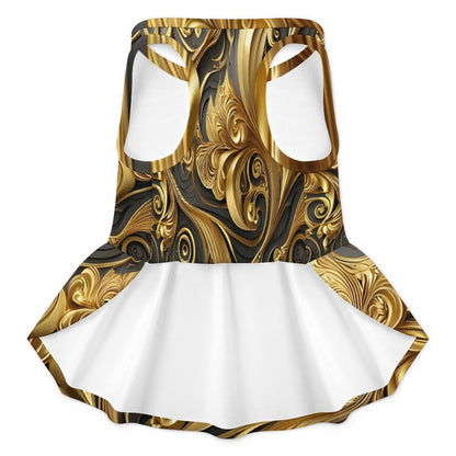 Plus Size Pet Ruffled Dress