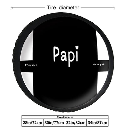 Leather Tire Cover(One-sided Printing)