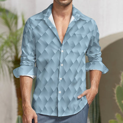 Men's Long Sleeve Shirt with Pocket LS (All-Over Printing)