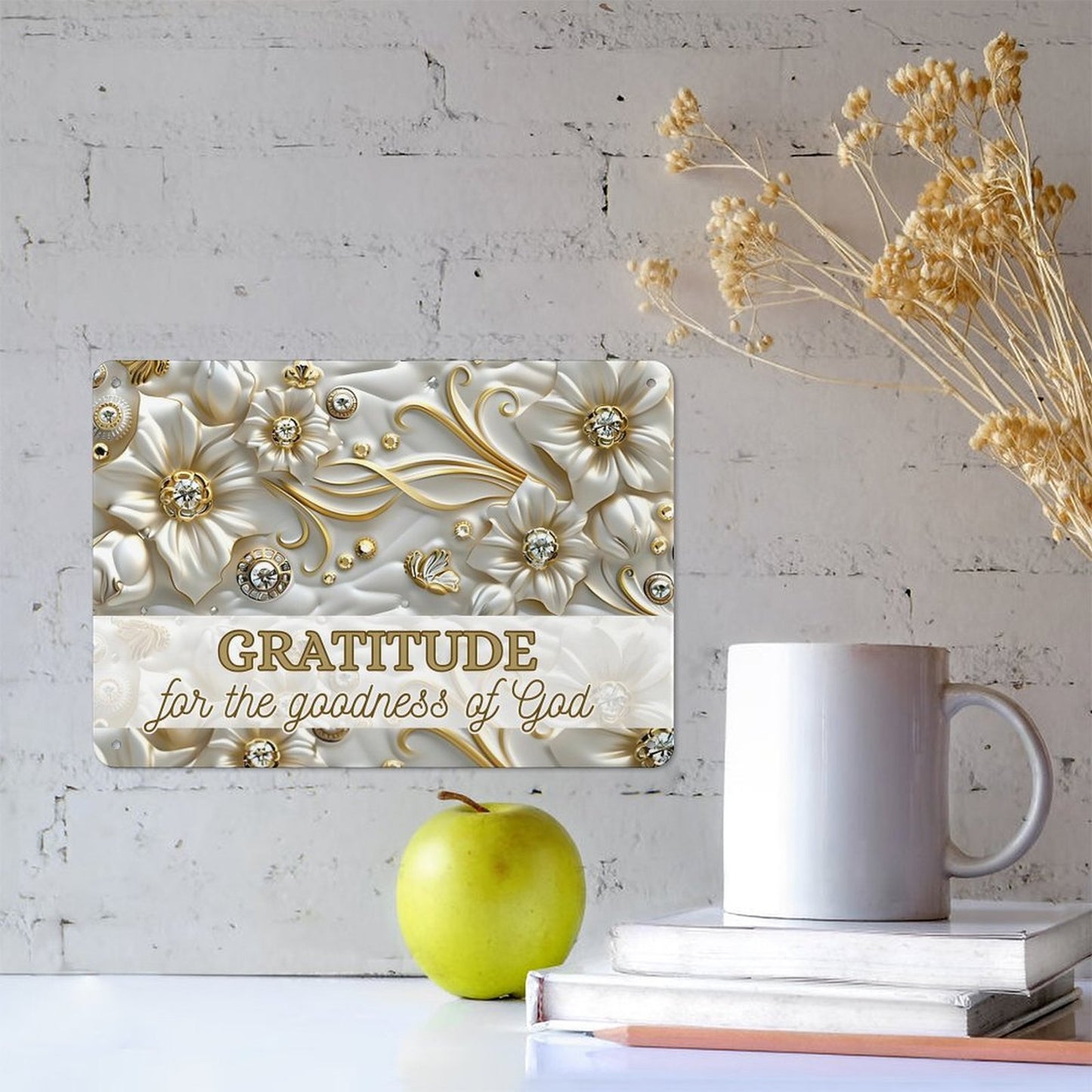 Horizontal Personalized Metal Wall Art Tin Sign-5.5"x7.9"/14x20cm