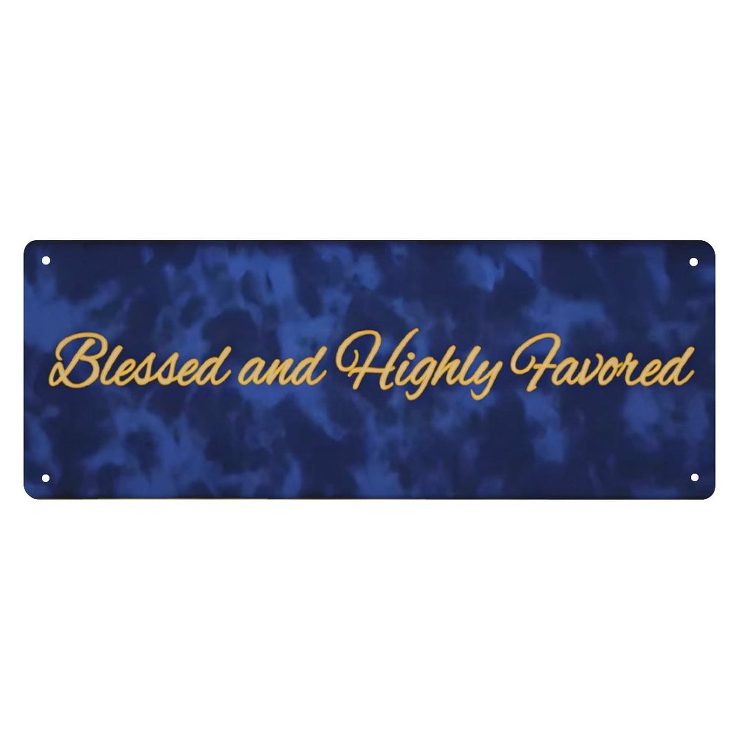 Slim Metal Tin Sign